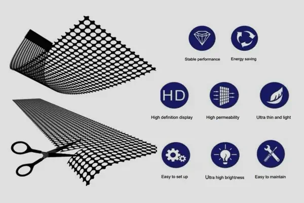 Transparent Holographic LED Film Screen gallery image 3