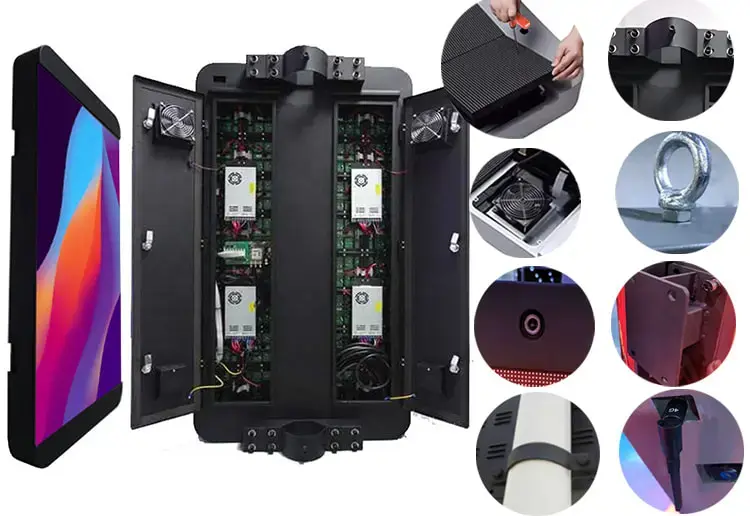 Unique Cabinet Design – Easy to Install & Transport Performance View