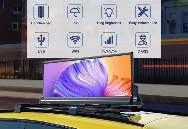 Taxi Top LED Display gallery 2