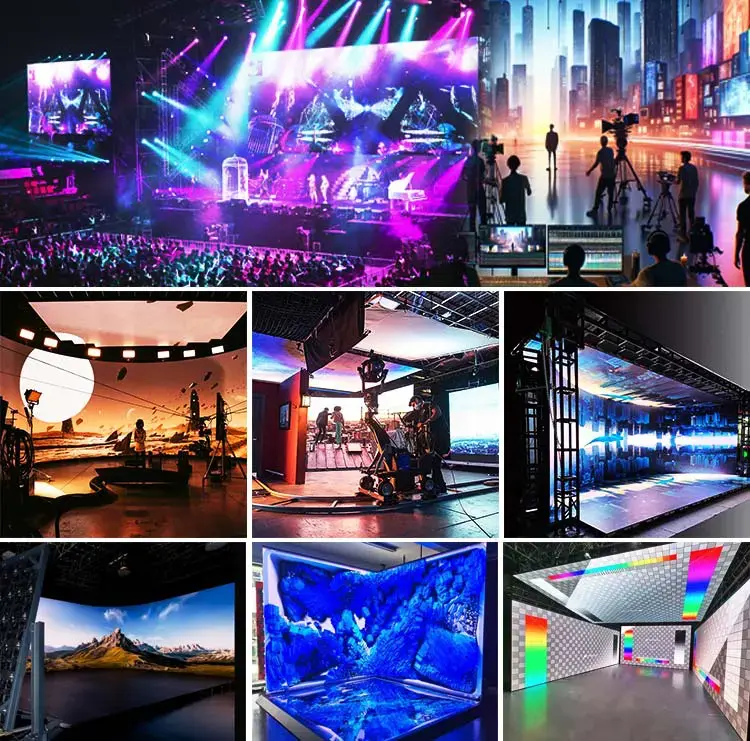 Versatile LED Displays for Live Events and XR Applications Feature Diagram