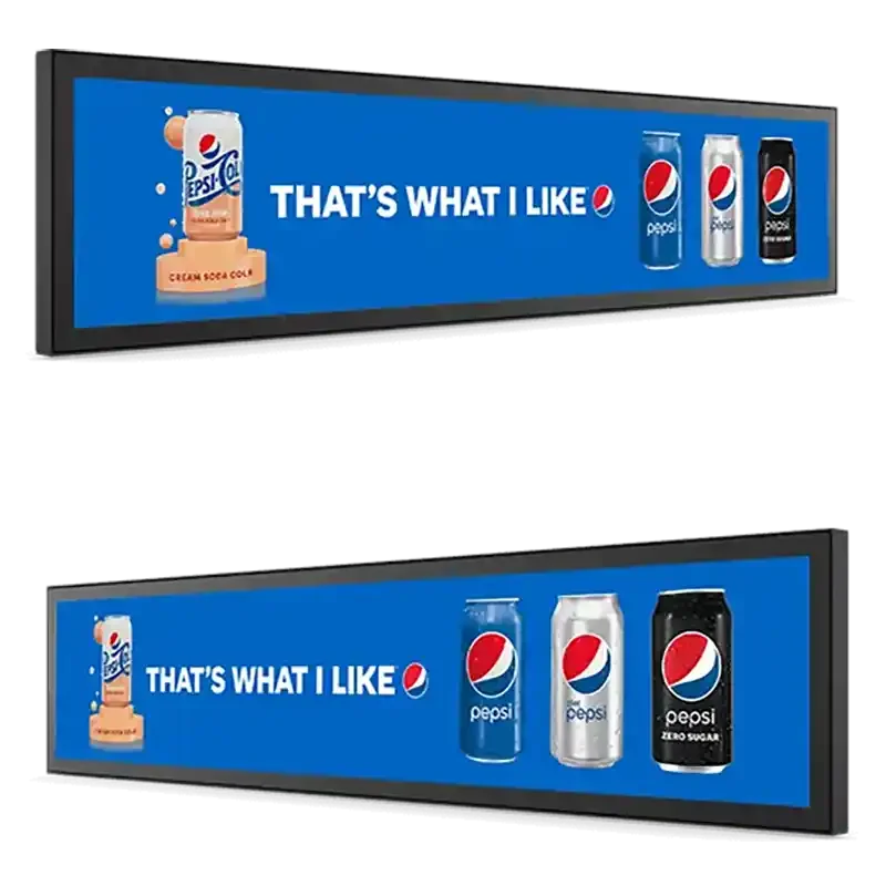 43.8-inch Android 12 Digital Signage Bar with USB-C & 4K Display gallery 1