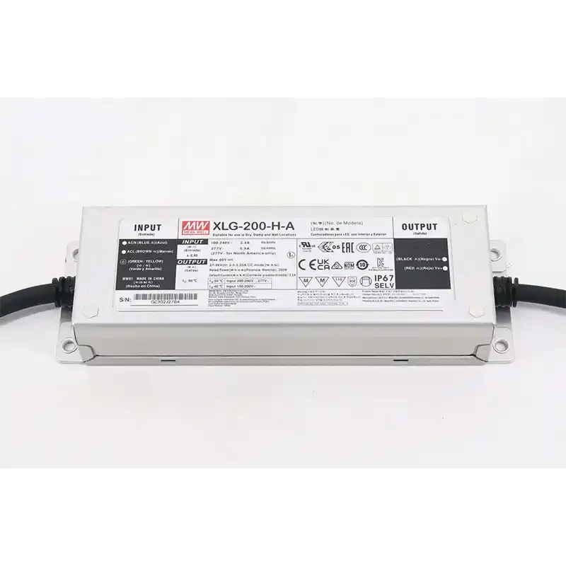 Taiwan Meanwell MW XLG-200-H-A LED Driver Power Supply gallery 6