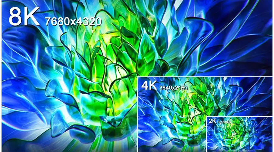 High-resolution Effects of Indoor LED Screens Performance View