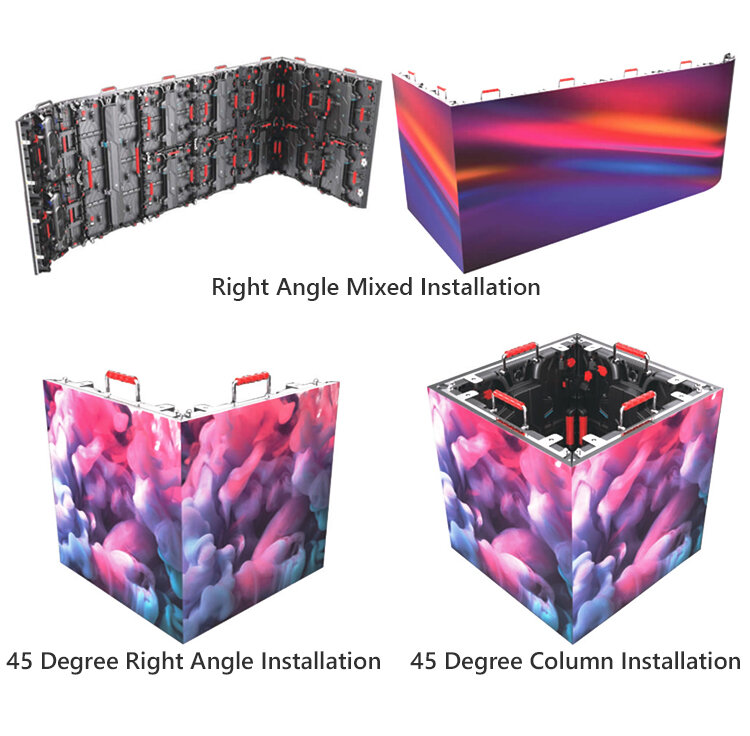 45 Degree 500mm Die-cast Aluminum Cabinet Design - RF-GK Series