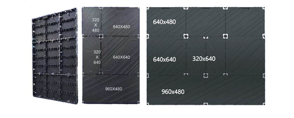 Different sizes of cabinets splicing LED screens to adapt to different size requirements Feature Diagram