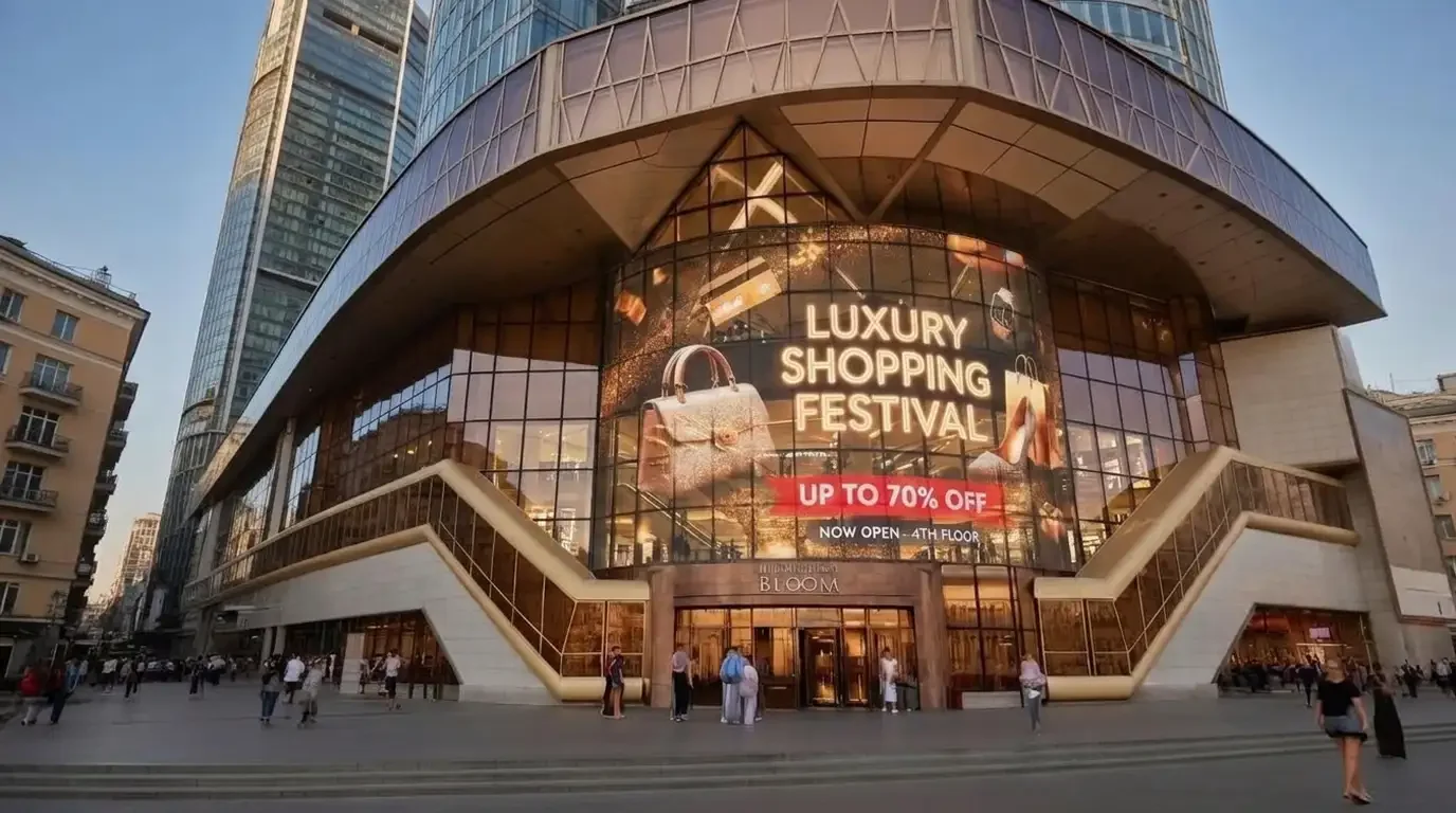 Outdoor Transparent LED Advertising Display Solutions