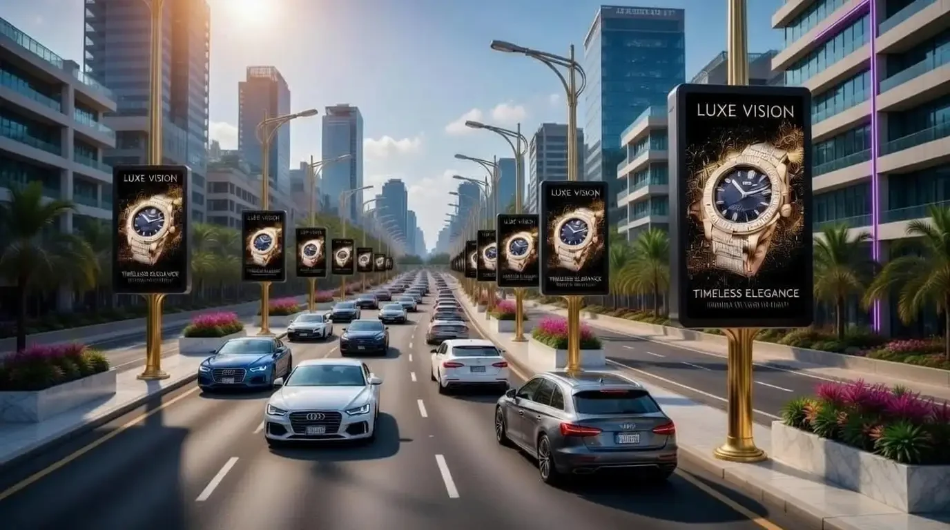 Smart LED Pole Screen