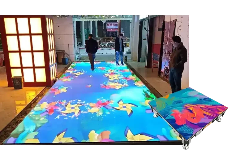 LED Dance Floor Panel | Interactive & Waterproof LED Floor Tiles