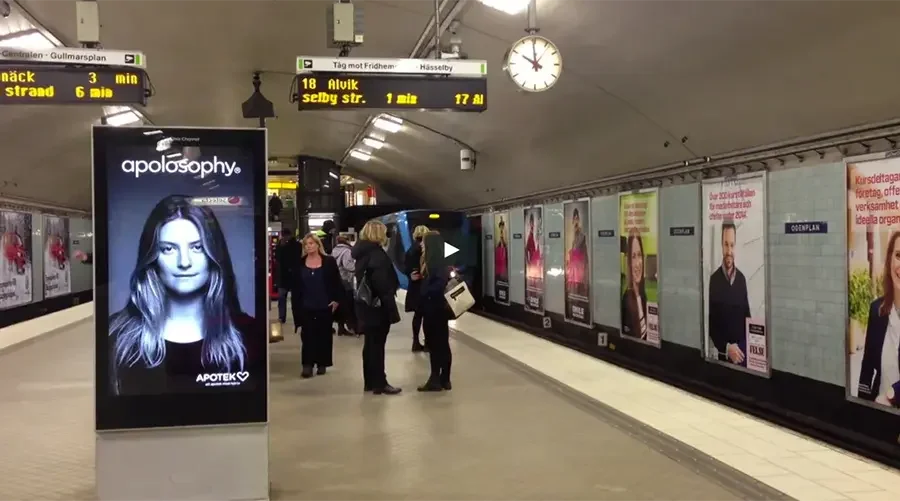 Subway LED Advertising Display Screen-004 Subway LED Advertising Display Screen-004
