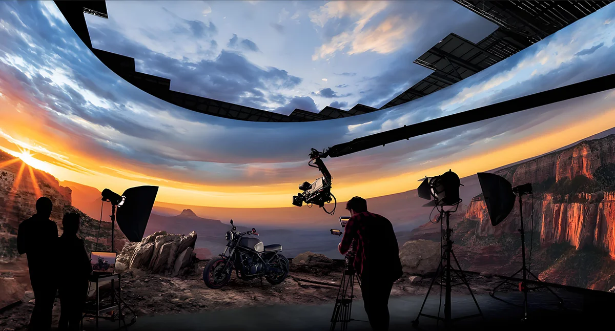 Virtual production LED wall screens Virtual production LED wall screens