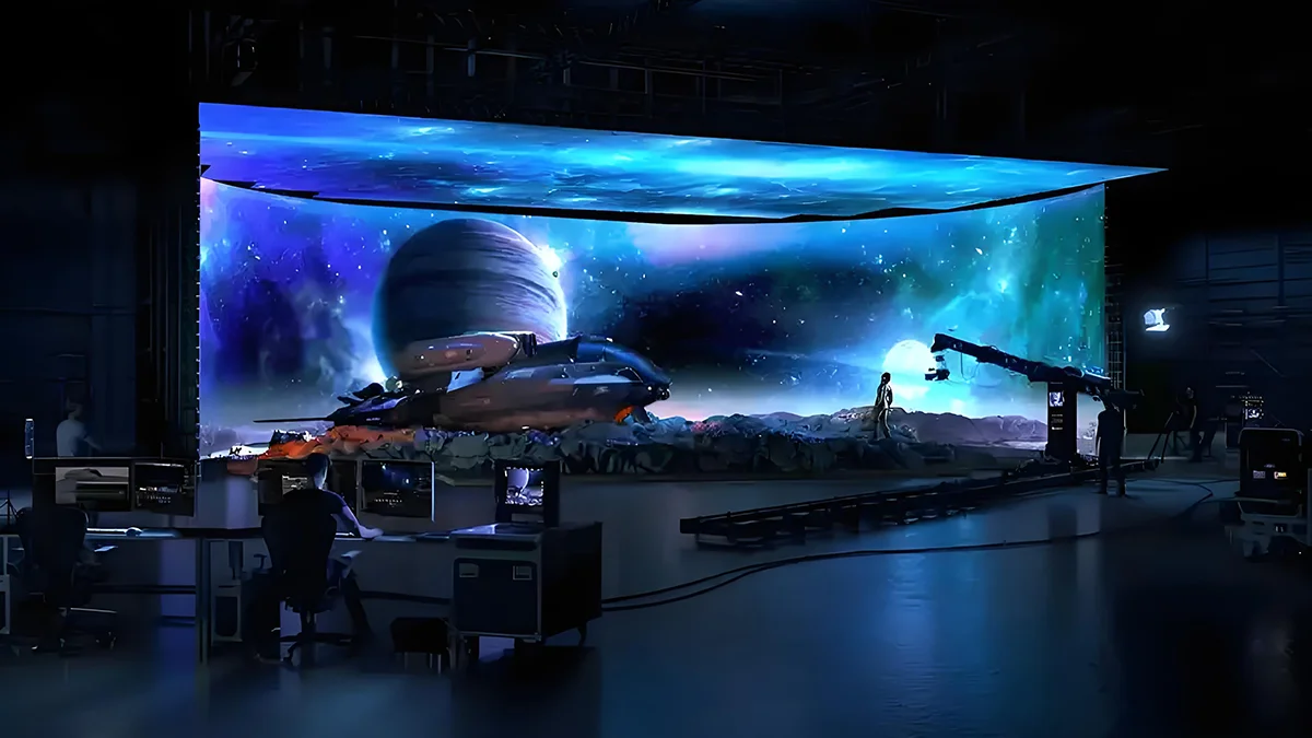 Virtual production LED wall Virtual production LED wall
