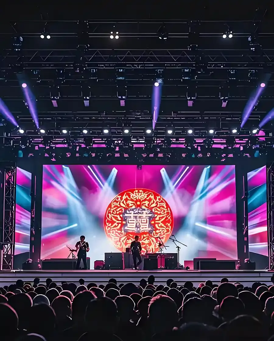 Temporary LED Video Wall for Event Temporary LED Video Wall for Event