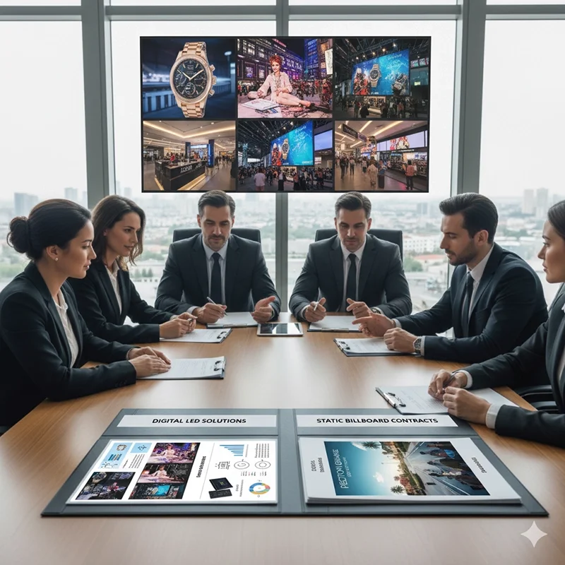 advertising LED display procurement vs traditional billboard advertising LED display procurement vs traditional billboard