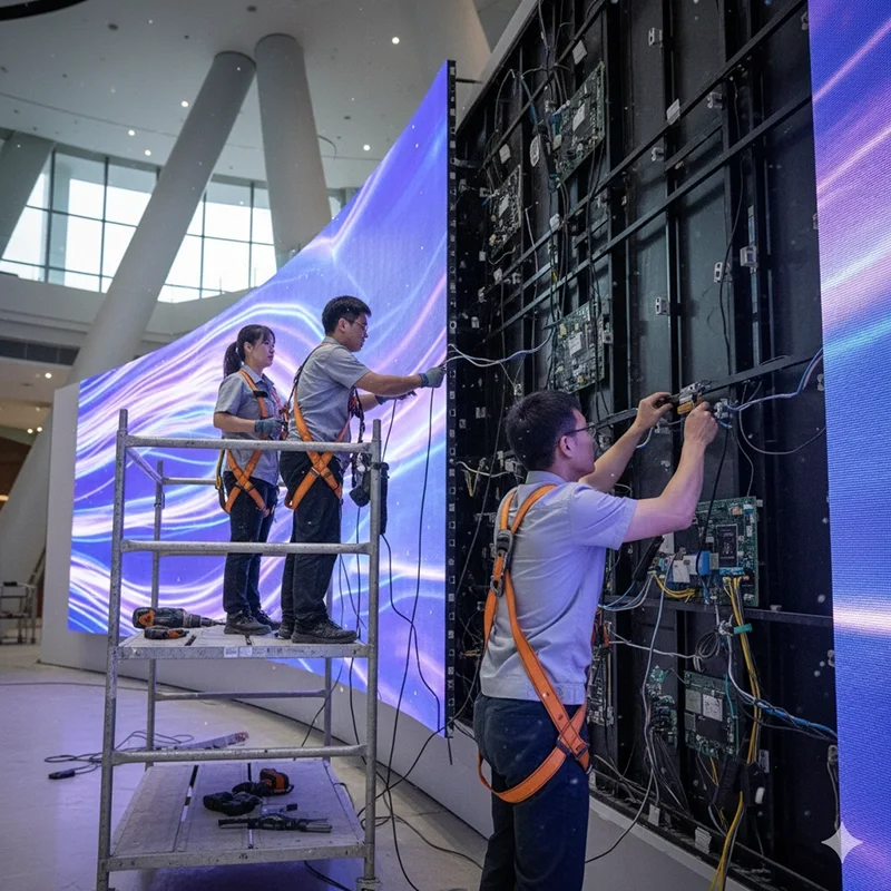 Lightweight Flexible LED panel features for stage Lightweight Flexible LED panel features for stage