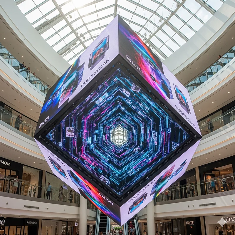 cube LED display cube LED display