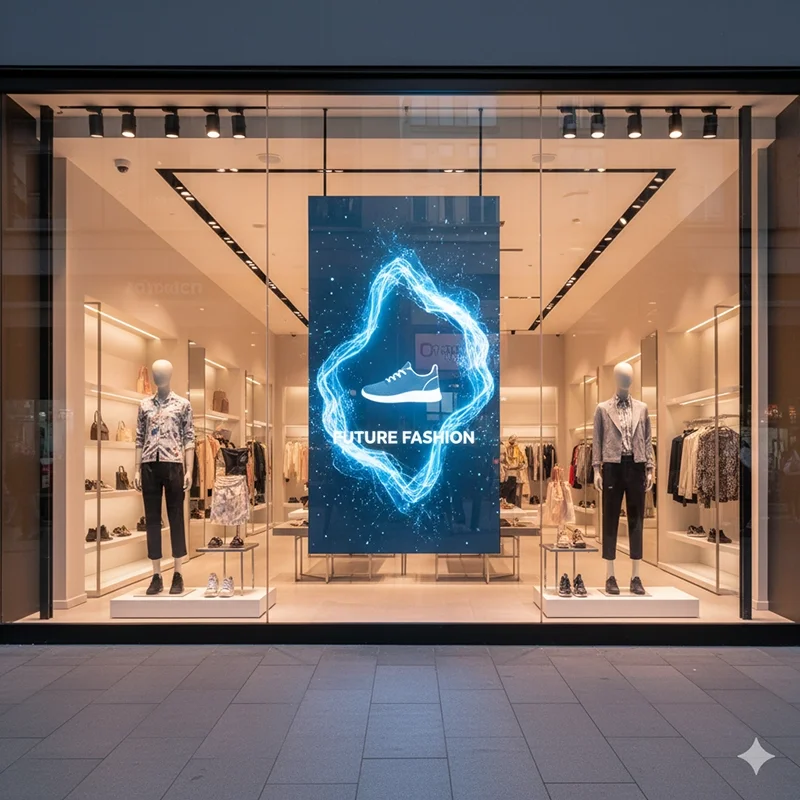 Transparent LED Display rental for retail store Transparent LED Display rental for retail store