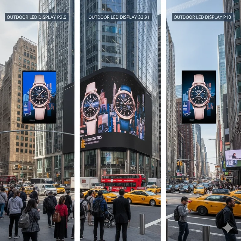 outdoor LED display cost factors pixel pitch comparison outdoor LED display cost factors pixel pitch comparison