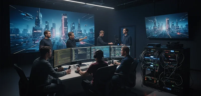 LED display solution with processors and camera tracking for XR studio LED display solution with processors and camera tracking for XR studio