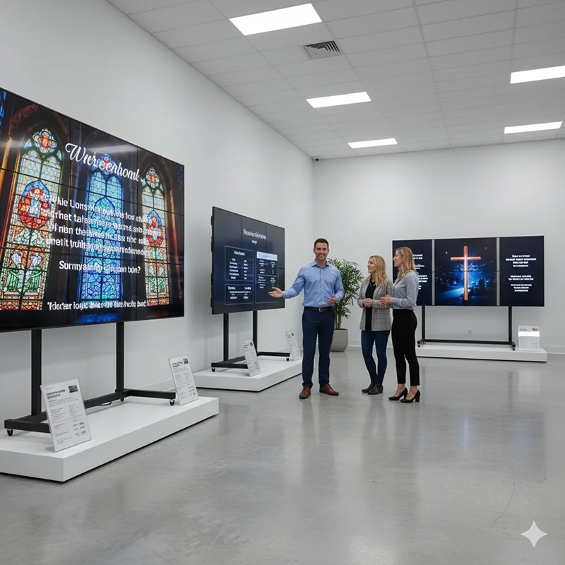 Supplier showcase of church LED display screen solutions with various pixel pitches Supplier showcase of church LED display screen solutions with various pixel pitches