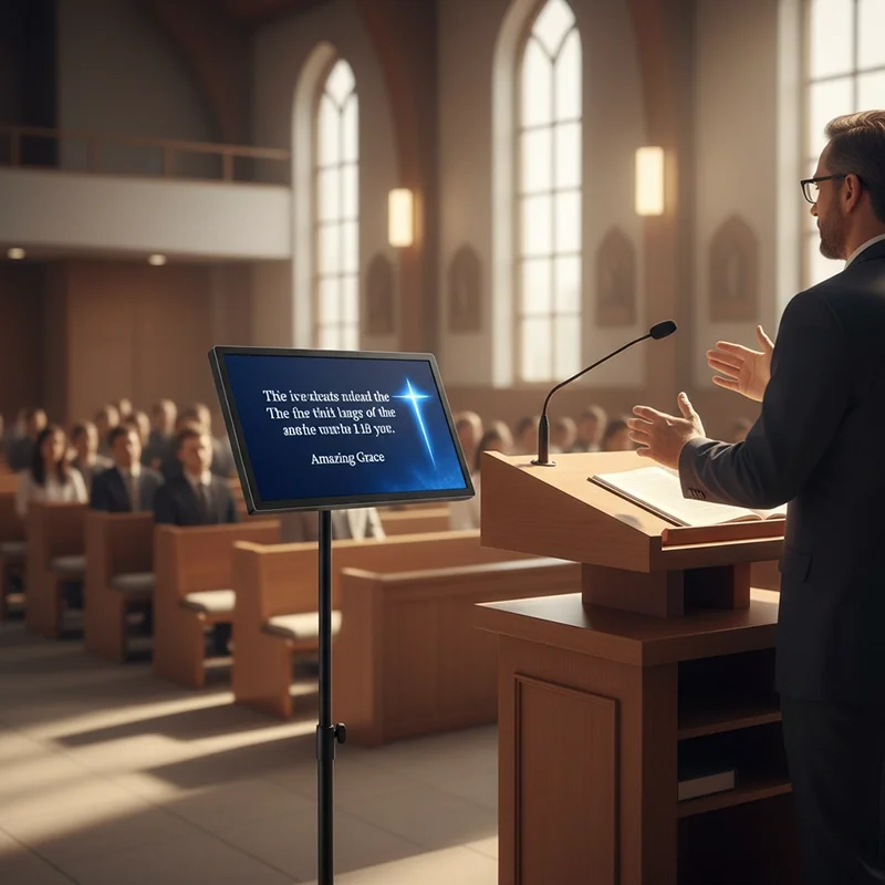 Church LED wall display Church LED wall display