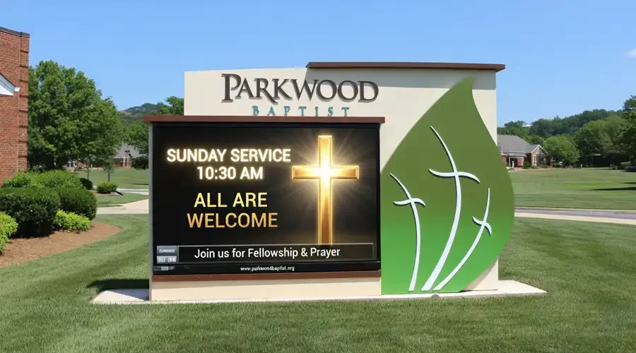 Church outdoor led screen Church outdoor led screen
